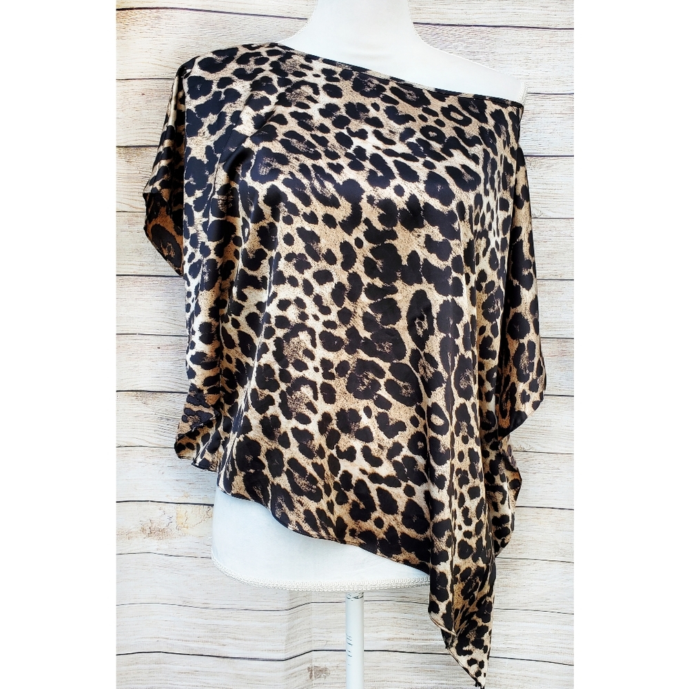 Vince Camuto Leopard Print Blouse